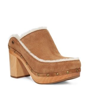 UGG Aubriana Shearling Heel Clog